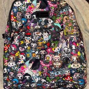Tokidoki rare vintage Classico Backpack with original Unicorno keychain charm